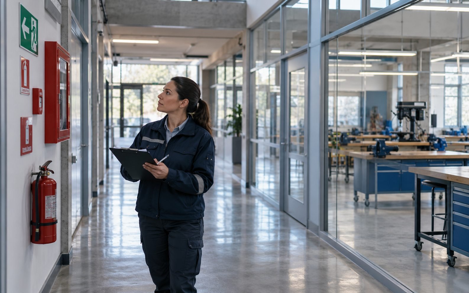 Inspección preventiva en una institución educacional
